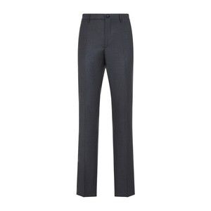 Etro Medium Grey Wool Roma Trousers - NWT
